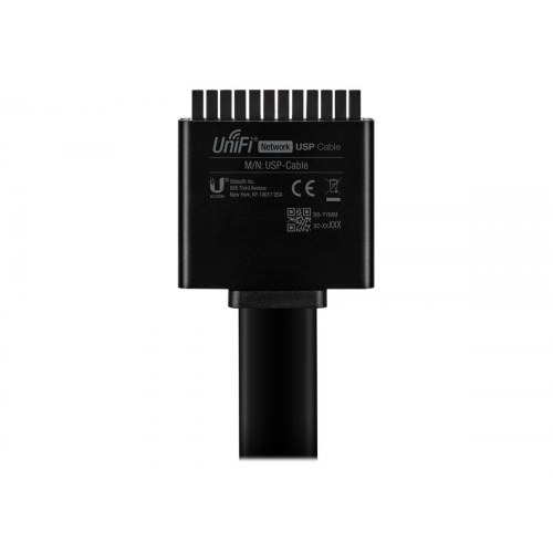 Strømkabel fladt 1,5 m - Ubiquiti UniFi SmartPower, sort