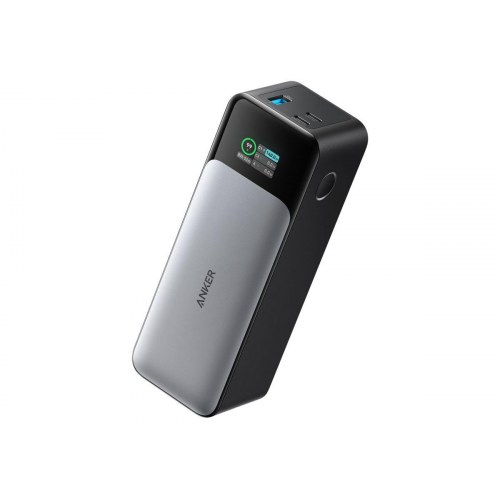 Powerbank Anker 737 24.000 mAh - 1x USB-A + 2x USB-C - sort