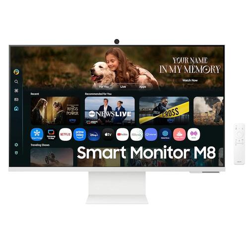 Skærm Samsung Smart Monitor M8 32" 4K 60 Hz – varm hvid