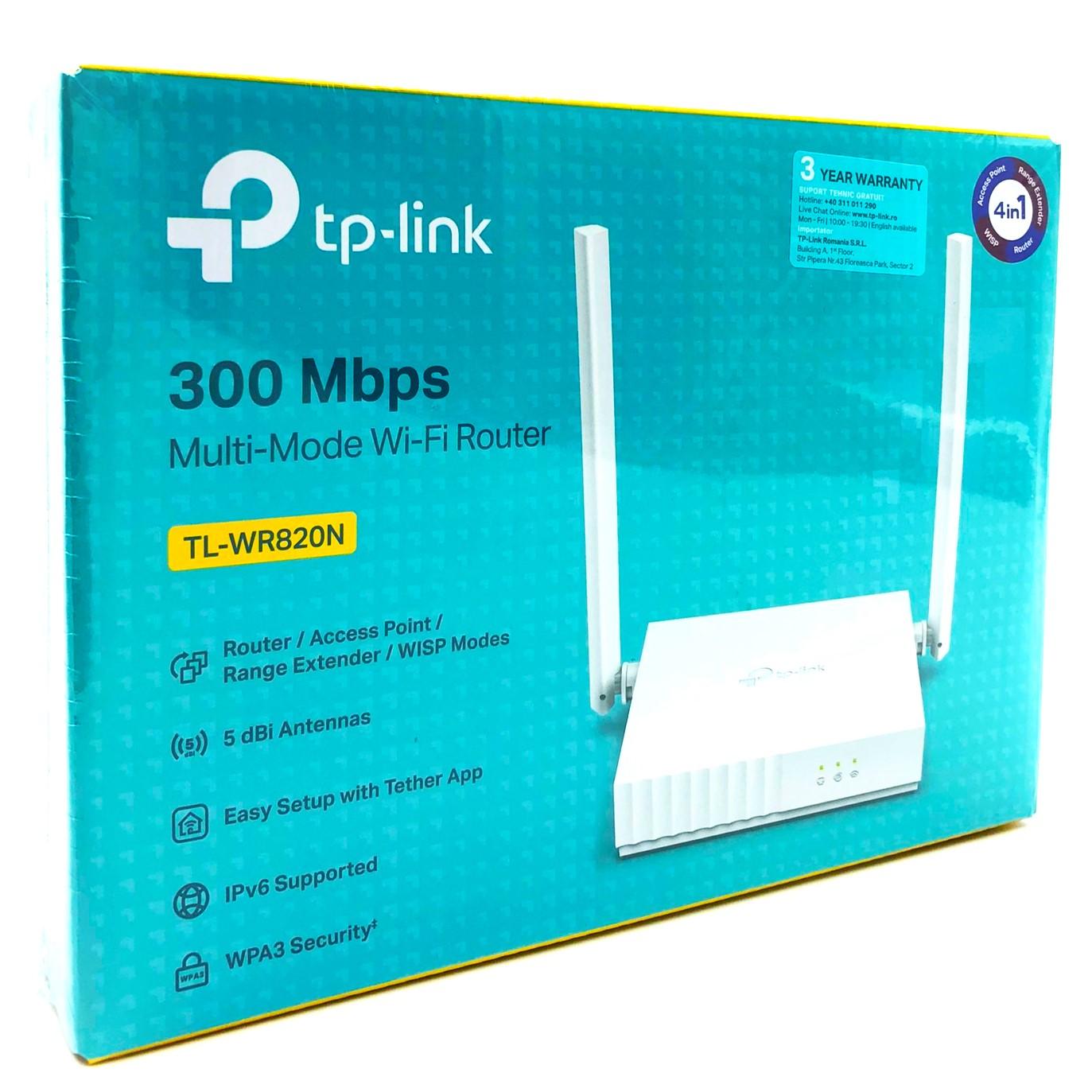 Wi-Fi router 300 Mbps – TP-Link TL-WR820N (2,4 GHz)