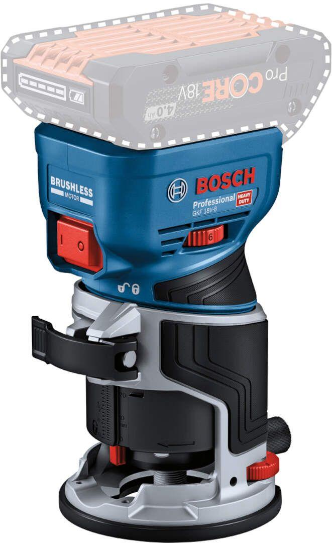 Kantenfræser 18v Bosch Professional Gkf 18v 8 Uden Batteri/oplader