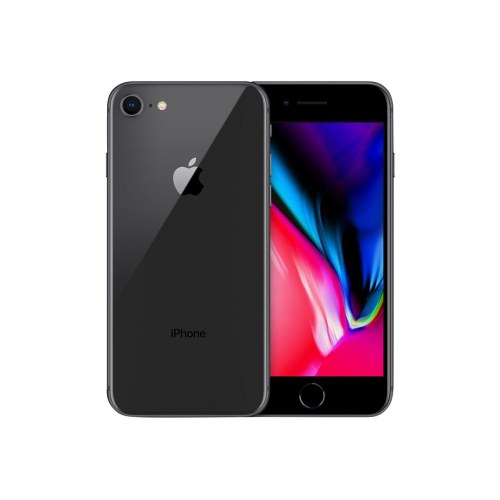 Apple iPhone 8 64 GB – Space Grey (T1A, meget god stand) (RENOVERET)