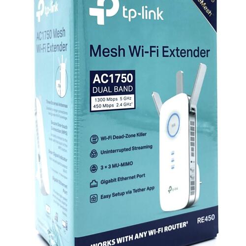 WiFi rækkeviddeforlænger TP-Link RE450 AC1750 dual-band