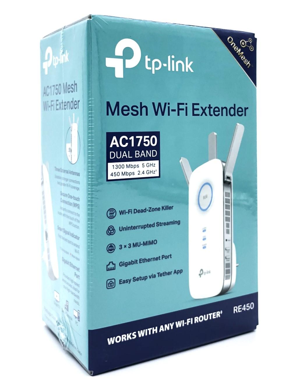 WiFi rækkeviddeforlænger TP-Link RE450 AC1750 dual-band