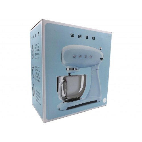 Køkkenmaskine Smeg 50's Style SMF03 – hvid, 4,8 l, 800 W