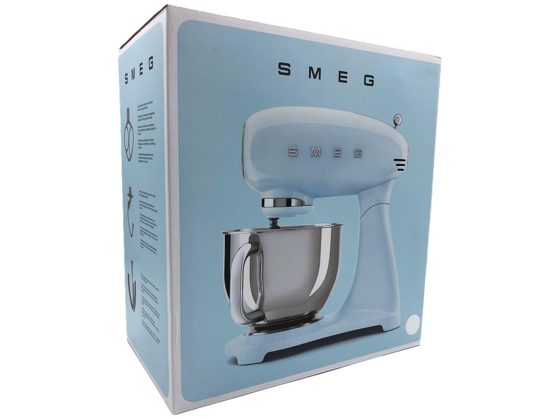 Køkkenmaskine Smeg 50's Style SMF03 – hvid, 4,8 l, 800 W