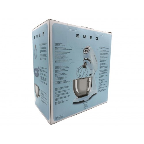Køkkenmaskine Smeg 50's Style SMF03 – hvid, 4,8 l, 800 W