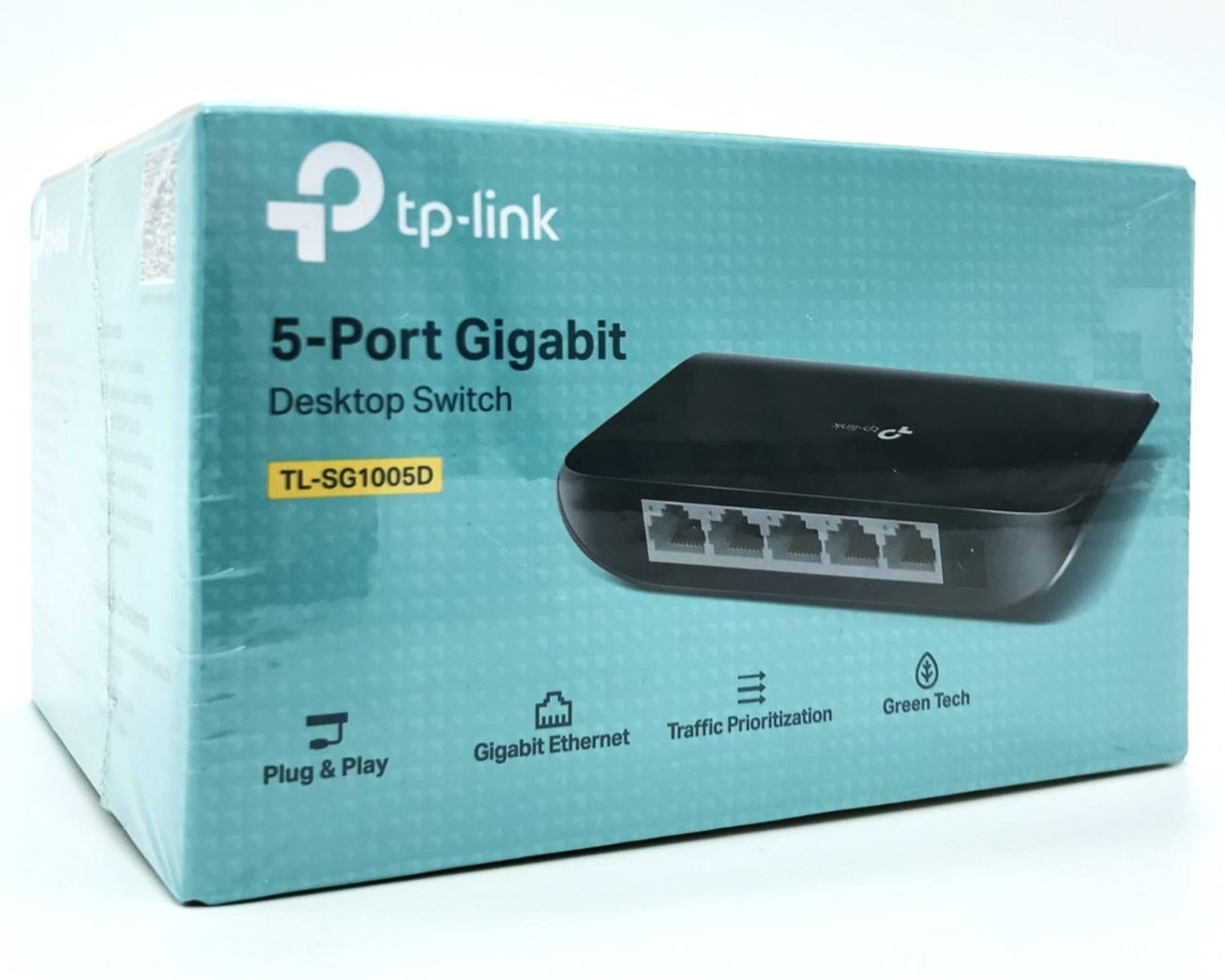 Netværksswitch TP-Link TL-SG1005D - 5-port Gigabit desktop billede