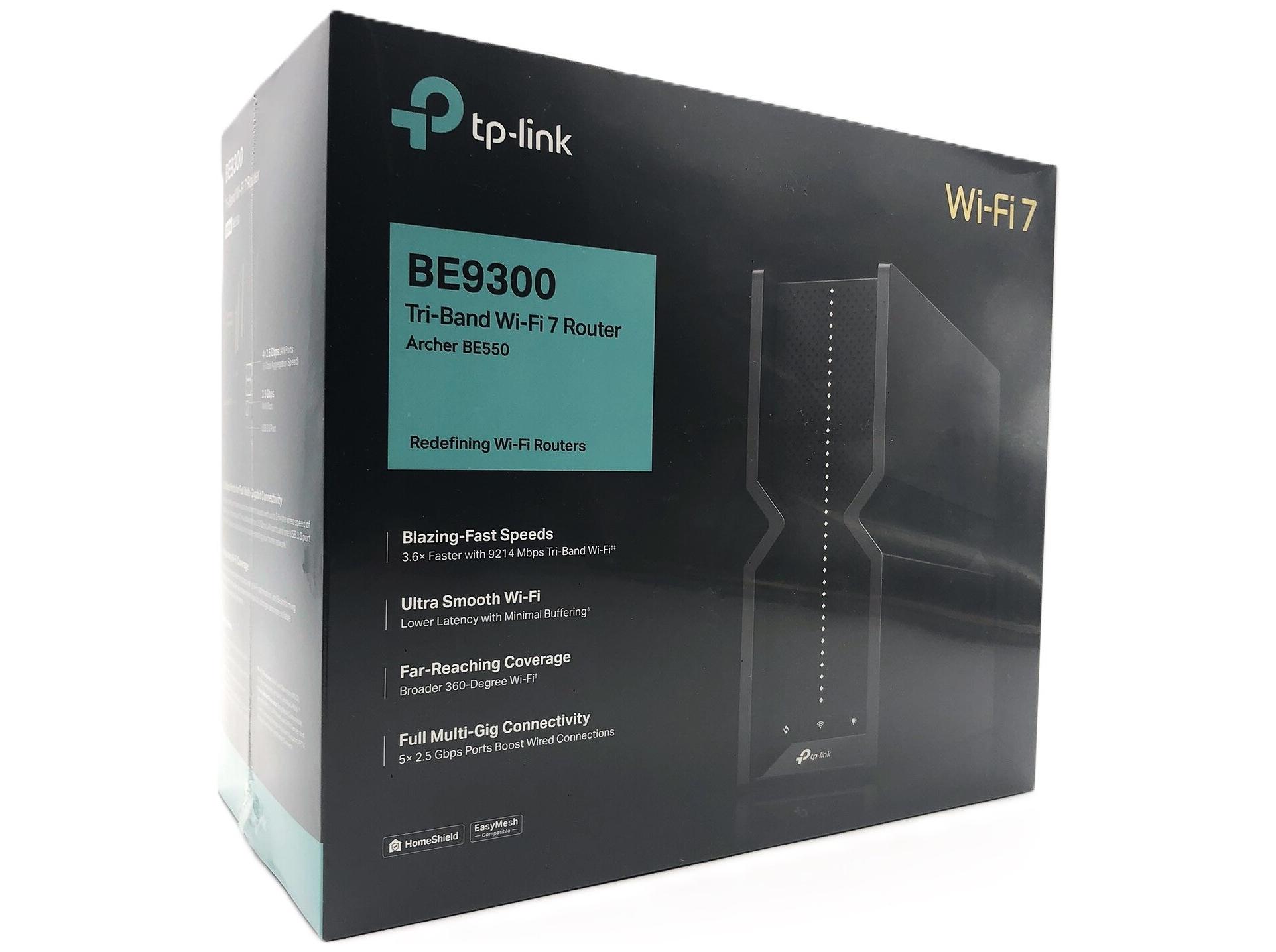Wi?Fi 7 router TP-Link Archer BE550 V1 - tri-band, 2,5G LAN