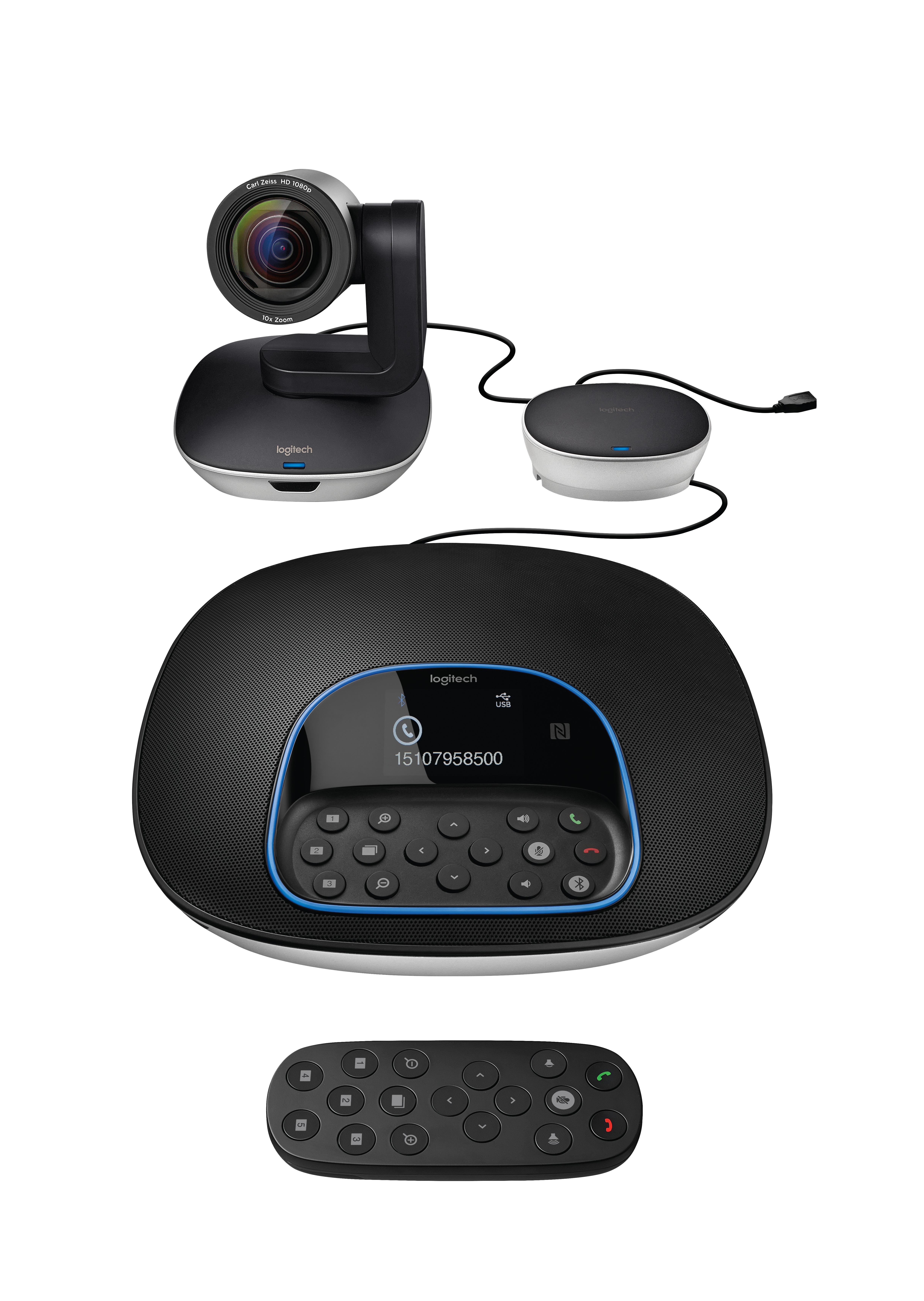 Webcam Logitech GROUP videokonferencepakke med mikrofon