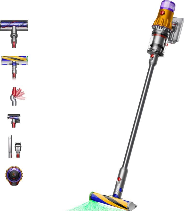 Ledningsfri støvsuger Dyson V12 Detect Slim Absolute guld/jern 150 W 0,35 l (2023)