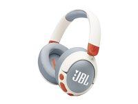 Hovedtelefoner børn JBL Junior 470NC – trådløs/med kabel – grå/orange/hvid