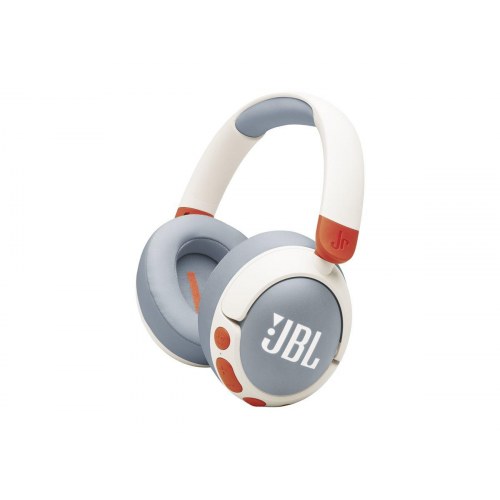 Hovedtelefoner børn JBL Junior 470NC – trådløs/med kabel – grå/orange/hvid