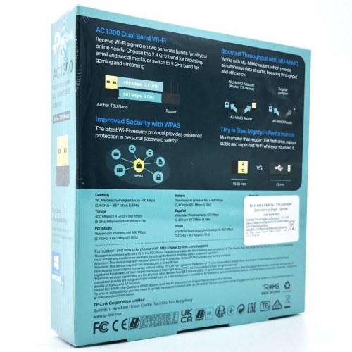 USB Wi?Fi adapter TP-Link Archer T3U Nano AC1300