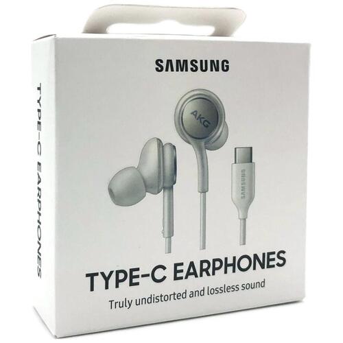 USB-C høretelefoner Samsung EO-IC100 med mikrofon – hvid