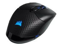 Gaming mus Corsair DARK CORE RGB PRO – optisk, trådløs/USB – sort