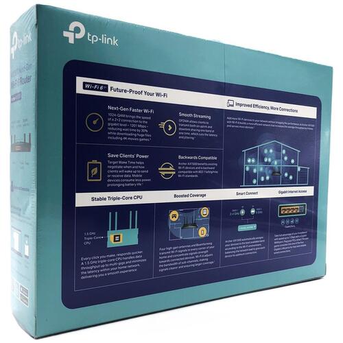 Wi?Fi 6 router TP?Link Archer AX1500 – Dual Band, 4x Gigabit