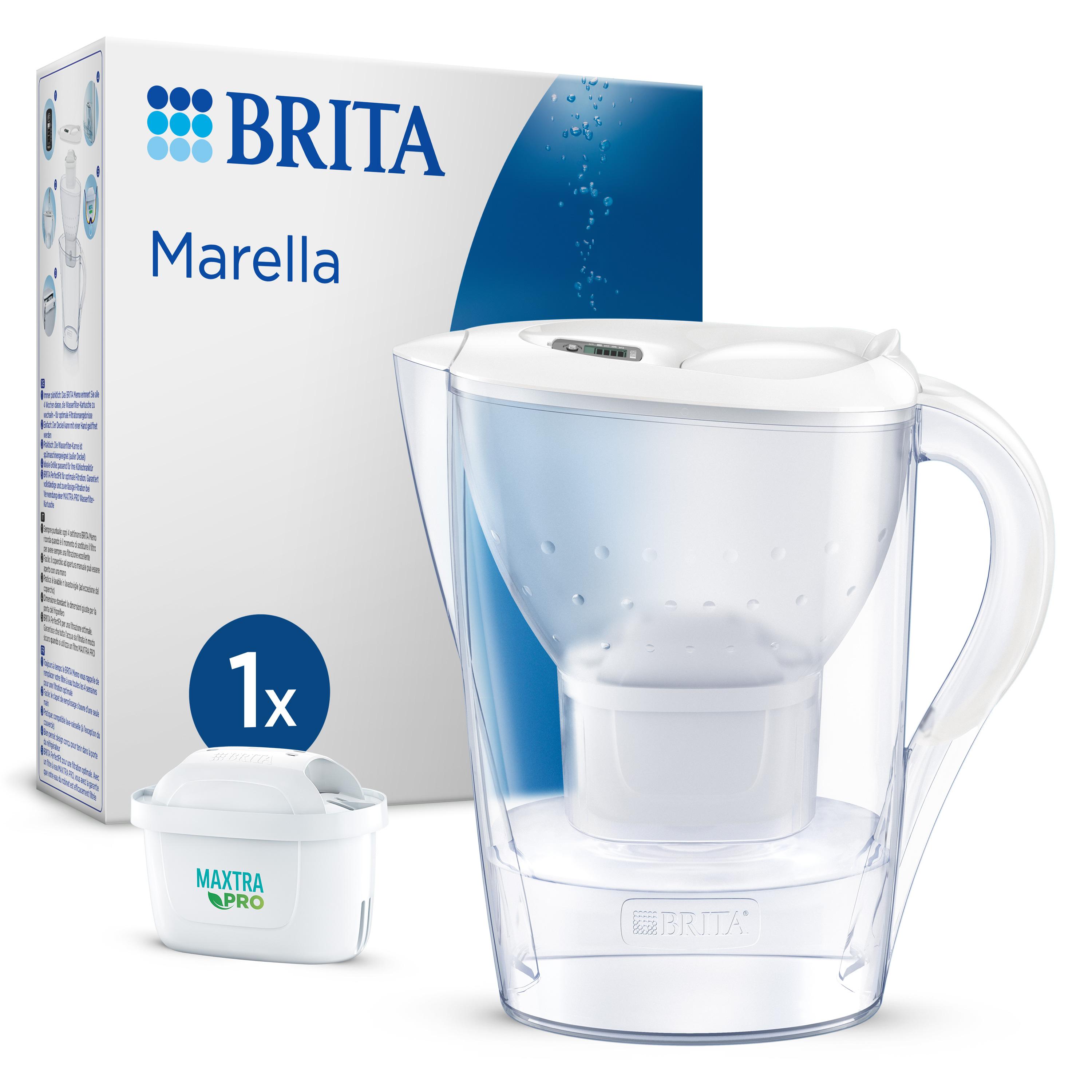 Vandfilterkande BRITA Marella 2,4 l med 1 Maxtra-patron billede