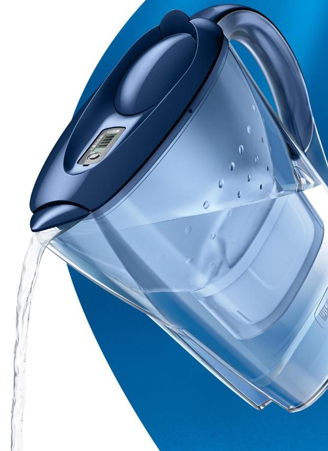 Vandfilterkande BRITA Marella med Maxtra+ - blå, 2,4 l billede