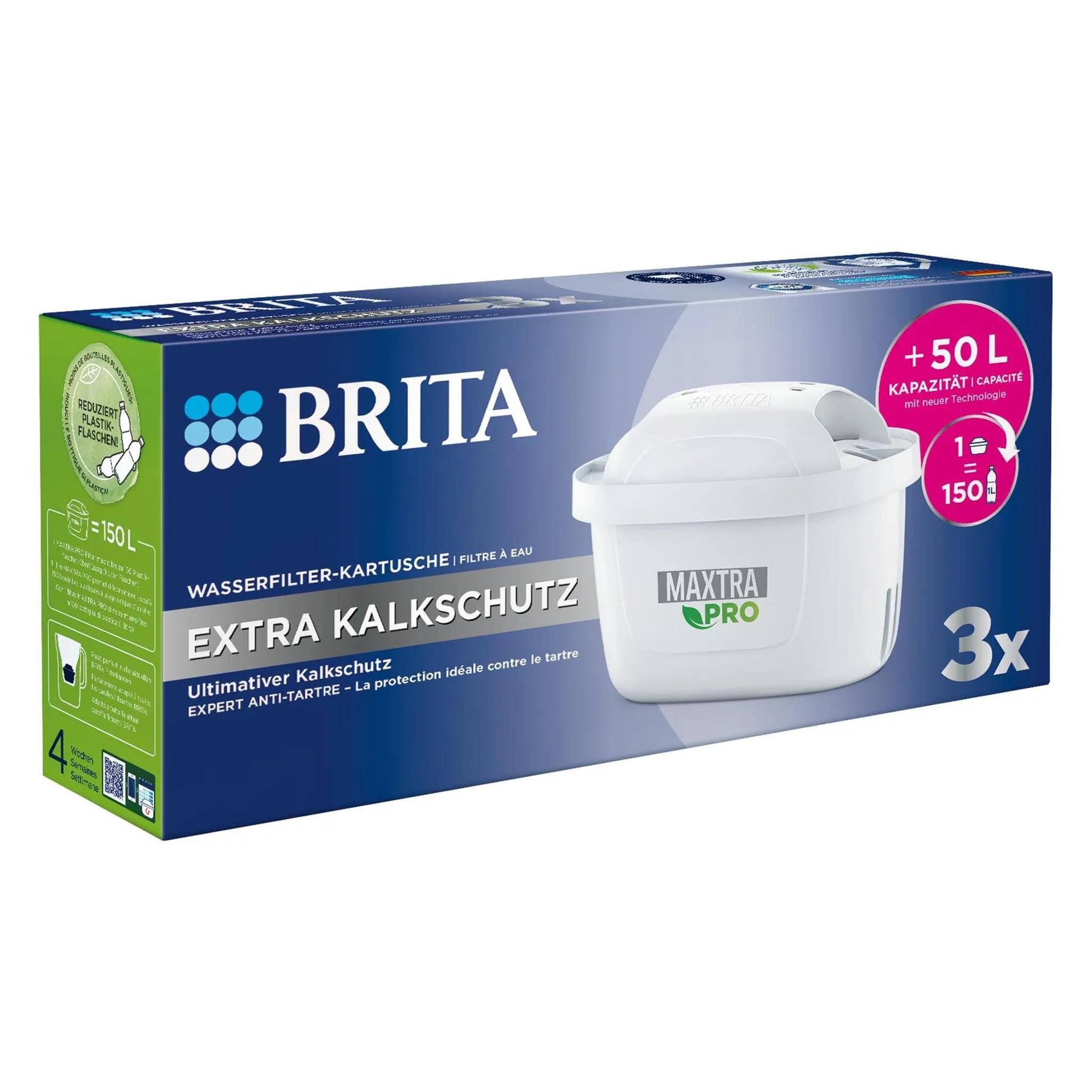 Vandfilterpatron BRITA MAXTRA PRO - ekstra kalkbeskyttelse (3-pak) billede