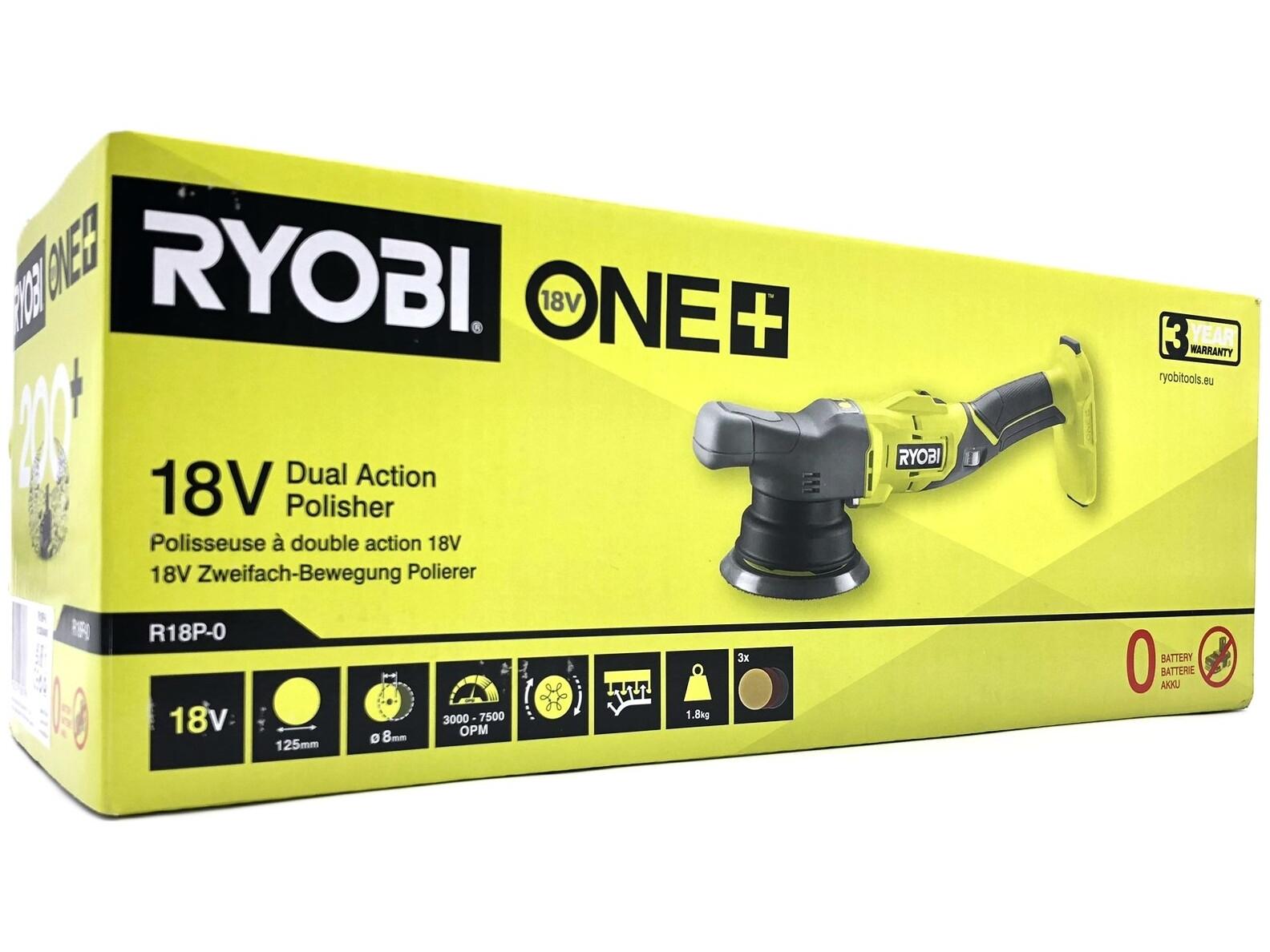 Polermaskine 18V Ryobi One+ R18P-0 – uden batteri