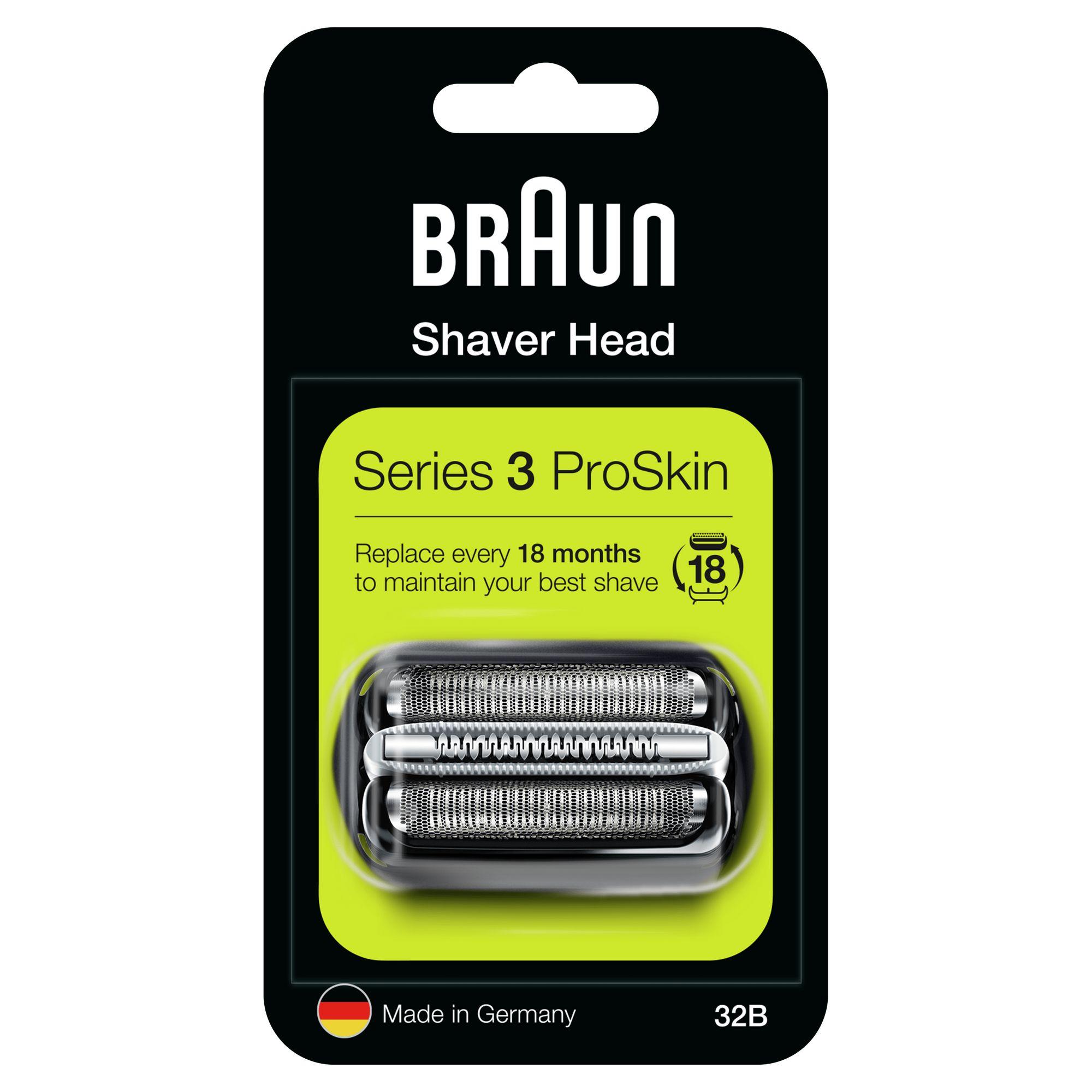 Barberhoved Braun Series 3 ProSkin 32B - udskiftning til barbermaskine billede