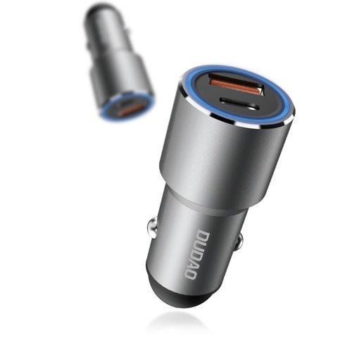 Biloplader 22,5 W med USB-C + USB-A  Dudao R4PQ