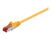 Netværkskabel CAT 6 S/FTP 10 m – Goobay (gul) billede