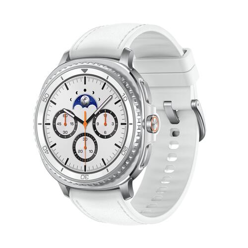 Smartwatch Samsung Galaxy Watch 8 Classic 46 mm – sølv/hvid
