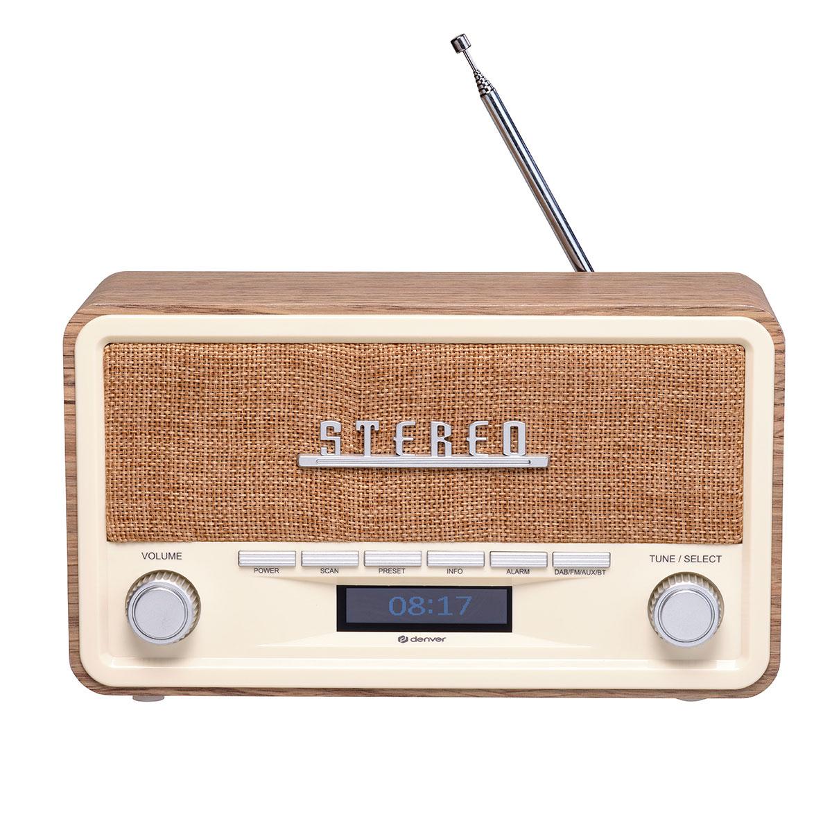 DAB radio i trælook