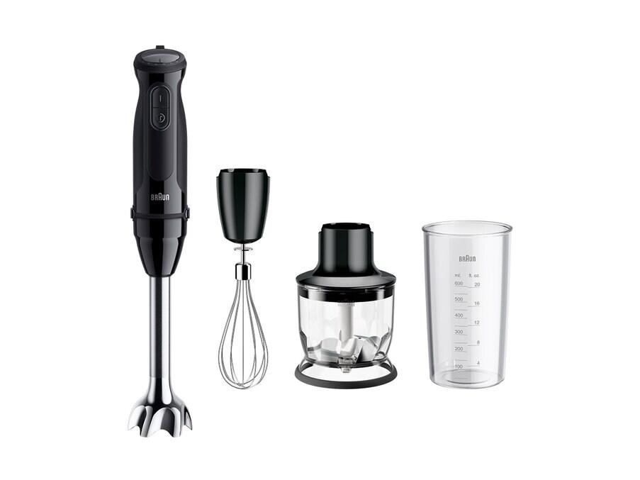 Stavblender Braun MultiQuick 5 MQ 50202 M, 0,6 l, 1000 W, sort billede