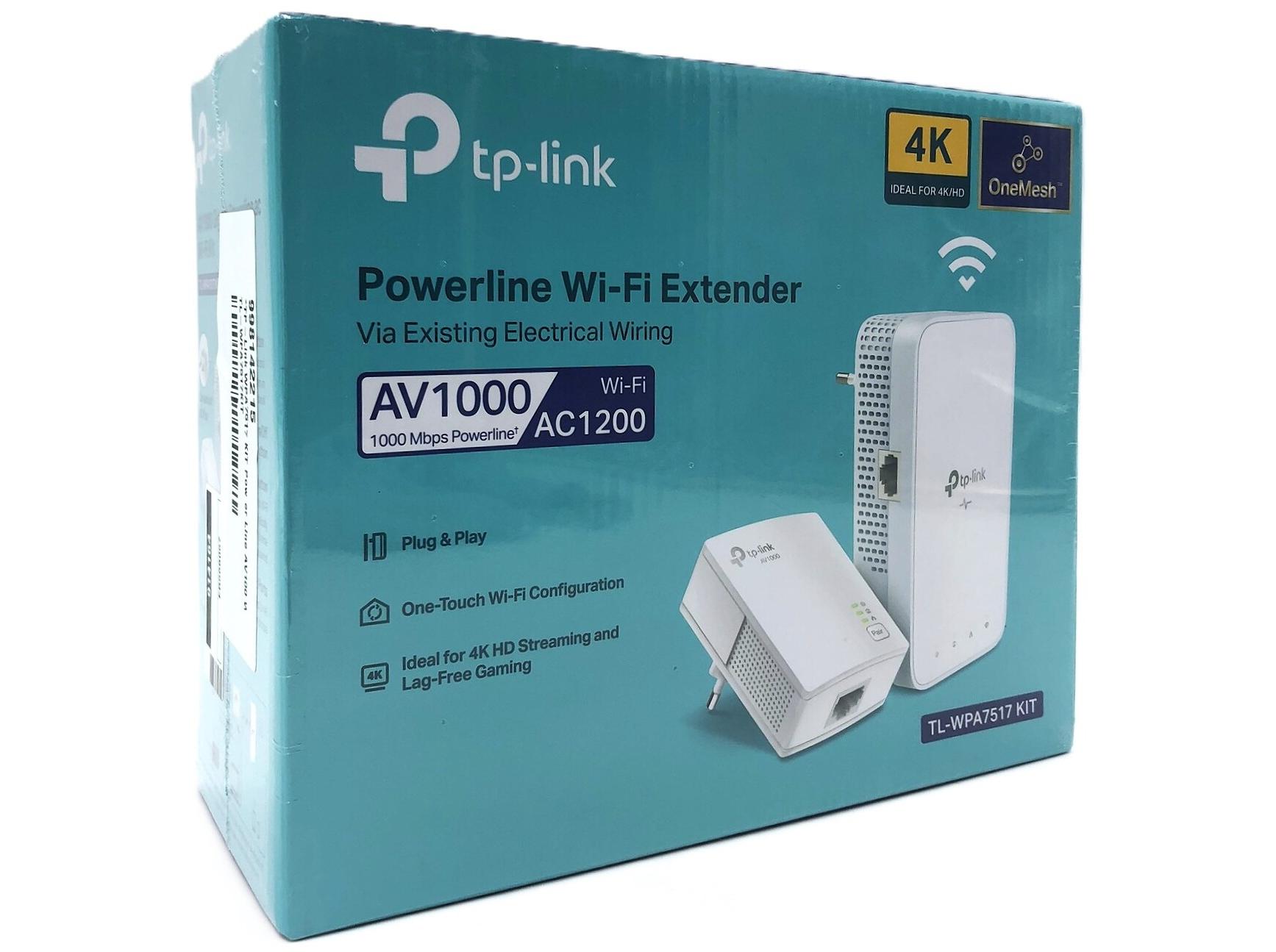 Wi-Fi powerline adapter kit TP-Link TL-WPA7517 KIT V2 – AC1200 AV1000
