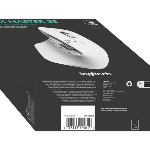 Trådløs mus Logitech MX Master 3S – bleg grå