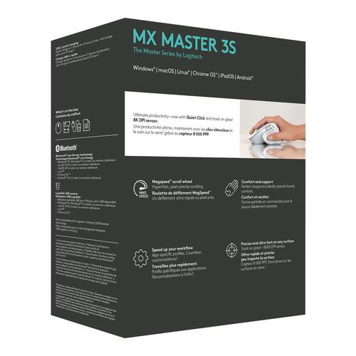 Trådløs mus Logitech MX Master 3S – bleg grå