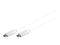 USB-C kabel 50 cm - Goobay USB 3.1 Gen 1, hvid billede