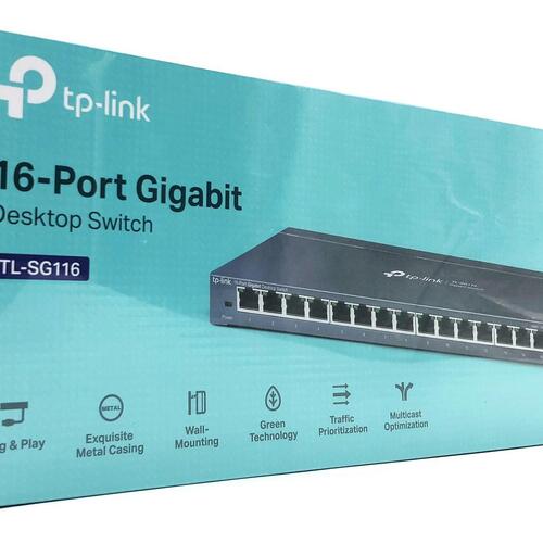 Gigabit switch 16 porte TP-Link TL-SG116 desktop