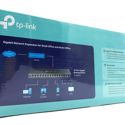 Gigabit switch 16 porte TP-Link TL-SG116 desktop