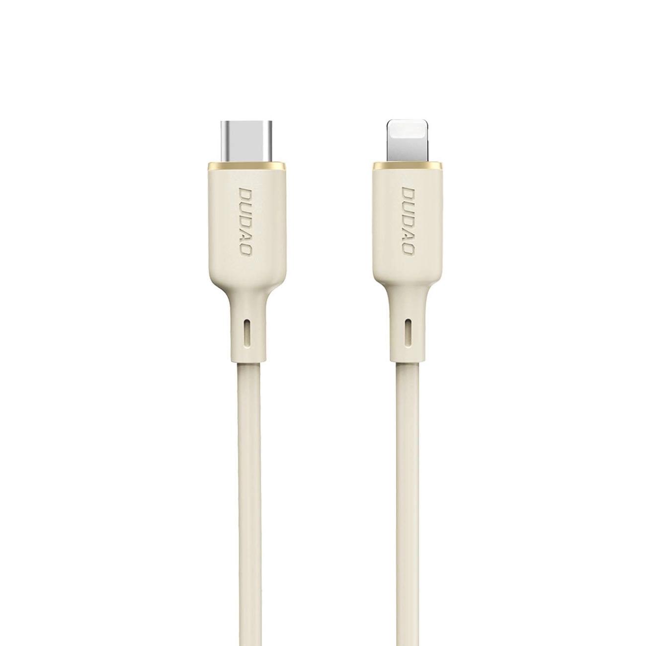 USB-C til Lightning kabel 30W 2 m – Dudao L7SCL – Beige billede