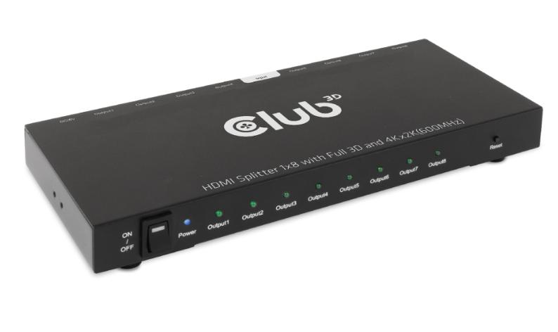 HDMI splitter 1x8 - Club 3D CSV-1383, HDMI 2.0, 4K60 billede