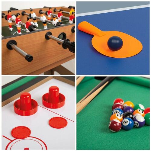 Bordfodbold multispil CB Games 4‑i‑1 - 81 × 43 × 27 cm