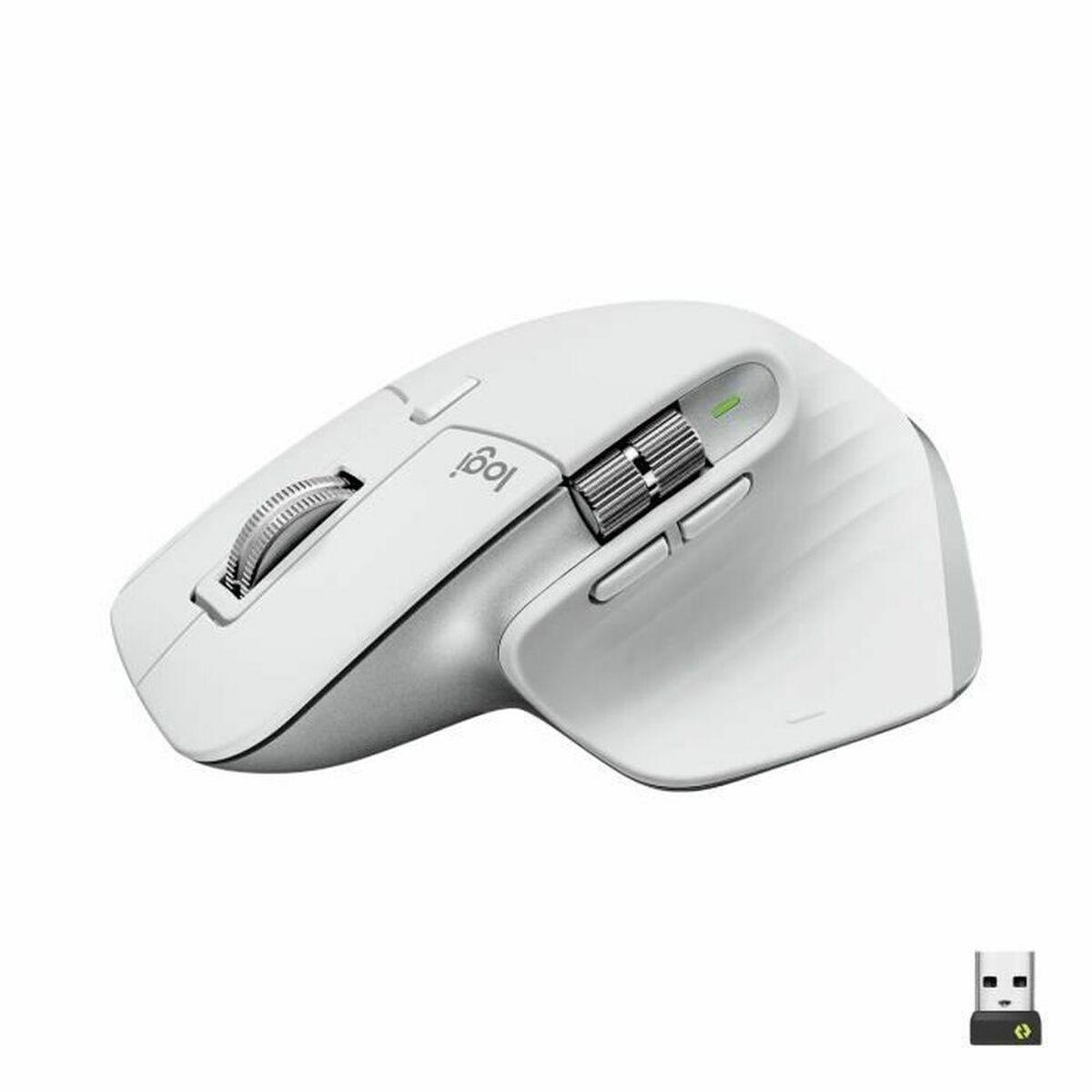 Computer mus Logitech MX Master 3S ergonomisk 8000 dpi - grå