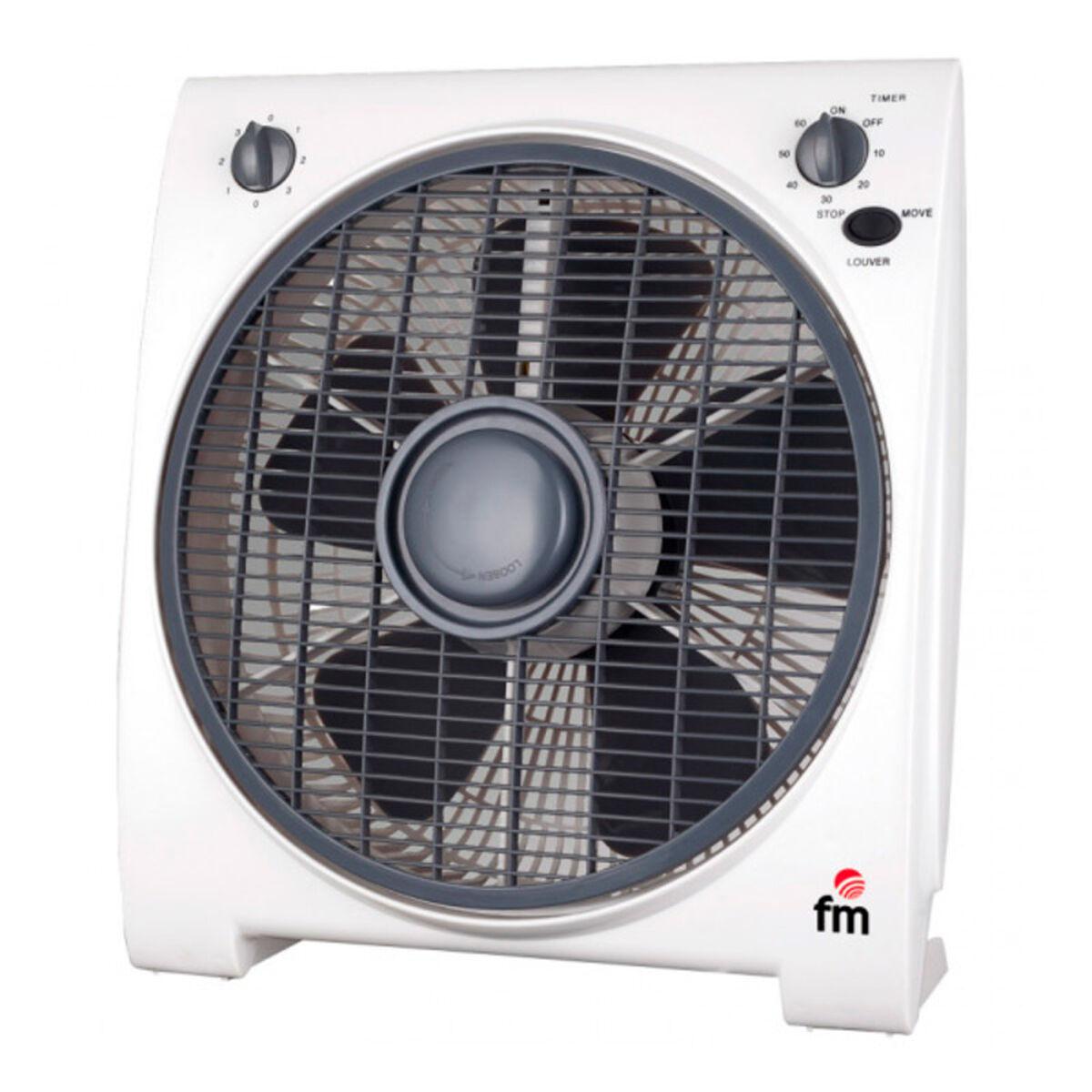 Grupo FM BF-4 gulv-/bordventilator 30 cm - hvid, 45 W