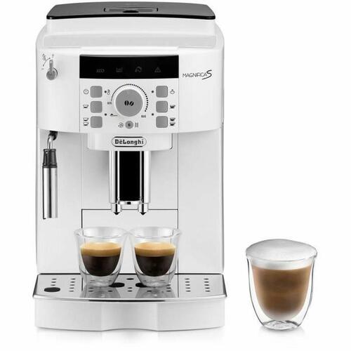 Kaffemaskine fuldautomatisk DeLonghi Magnifica S, 1450 W, hvid
