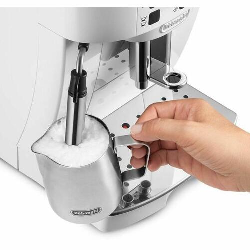Kaffemaskine fuldautomatisk DeLonghi Magnifica S, 1450 W, hvid