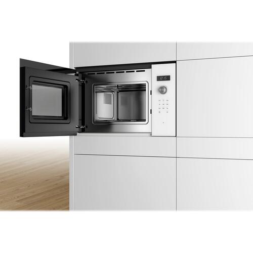 Mikrobølgeovn til indbygning Bosch Serie 6 BFL524MW0 – hvid, 20 l, 800 W