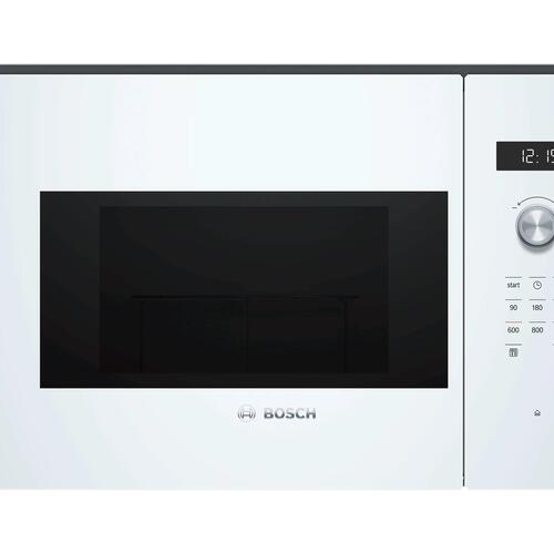 Mikrobølgeovn til indbygning Bosch Serie 6 BFL524MW0 – hvid, 20 l, 800 W