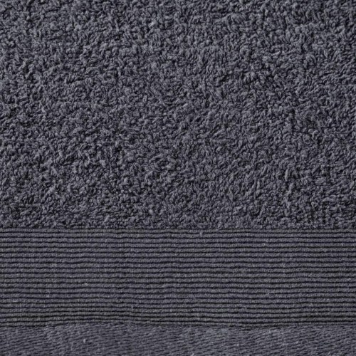 Badehåndklæder 2 stk. bomuld 450 gsm 70x140 cm antracitgrå
