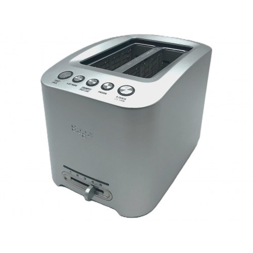 Brødrister 2-skiver Sage the Smart Toast – sølv