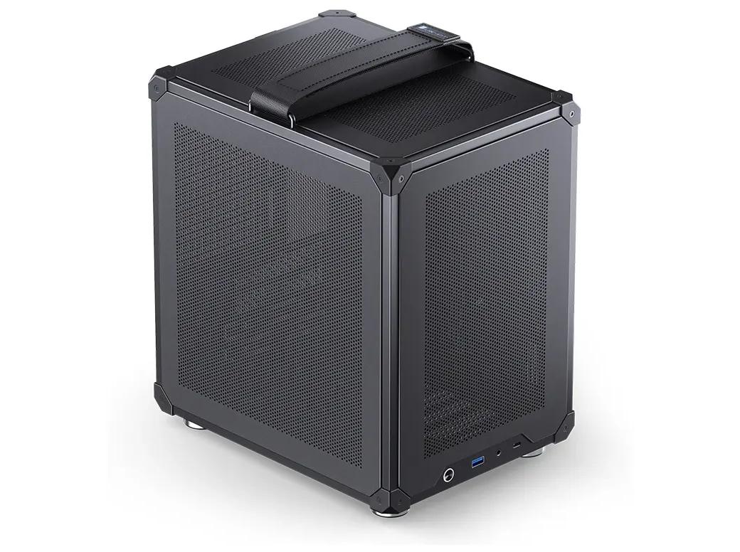 Jonsbo C6-ITX Lille formfaktor Mini ITX Ingen strømforsyning Sort