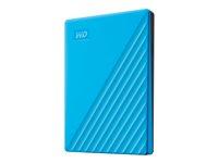 Ekstern harddisk Western Digital My Passport 2 TB USB 3.2 Gen 1 – blå billede